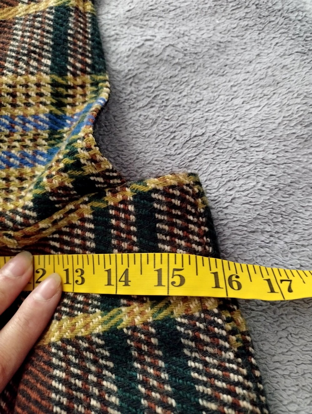 NWT Cider Plaid Wide Leg Overall Sz M - Picture 9 of 11